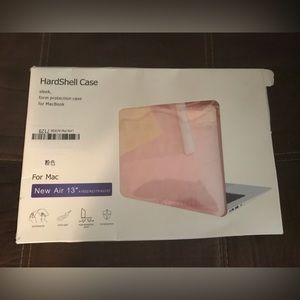 Hardshell Case For Mac New Air 13” A1932/A2179 Protection Case /pink